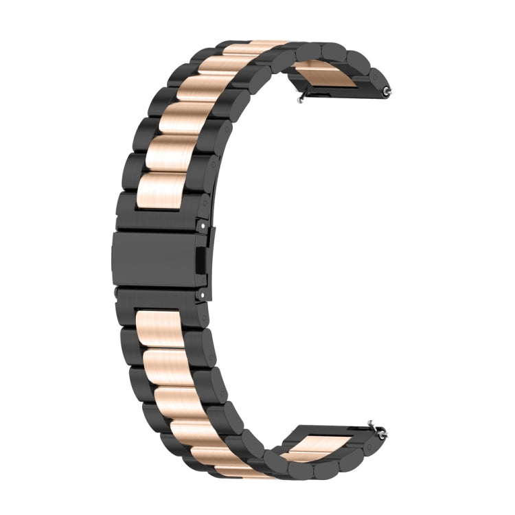 Three-bead Metal Steel Watch Band, For Huawei GT 3 Pro 43mm, For Huawei GT 3 Pro 46mm