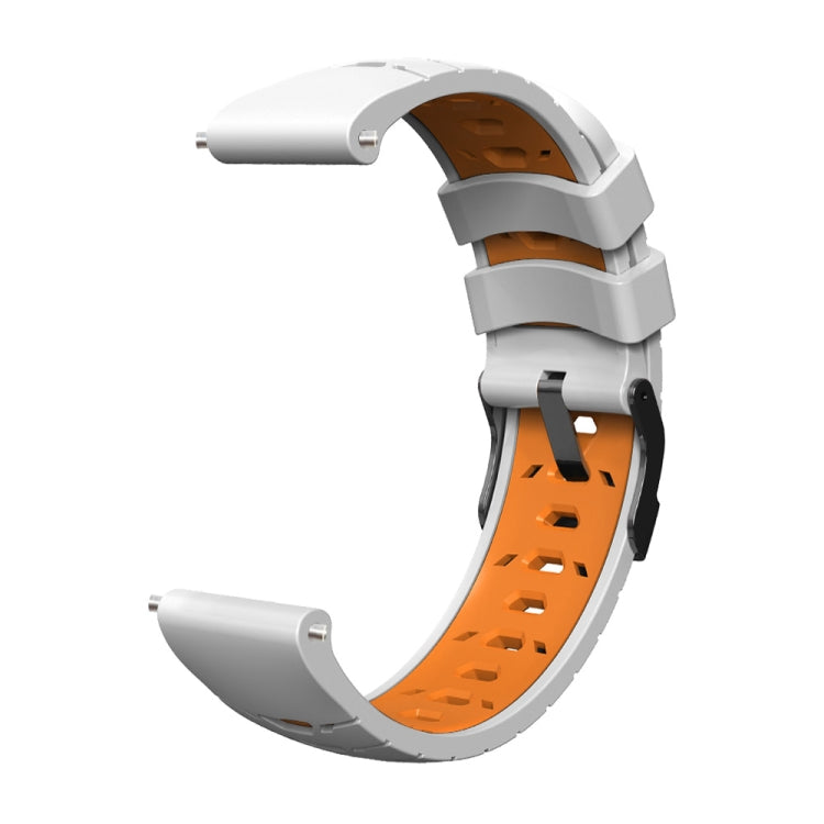 Trapezoidal Three-row Hole Silicone Watch Band, For Huawei Watch GT Runner
