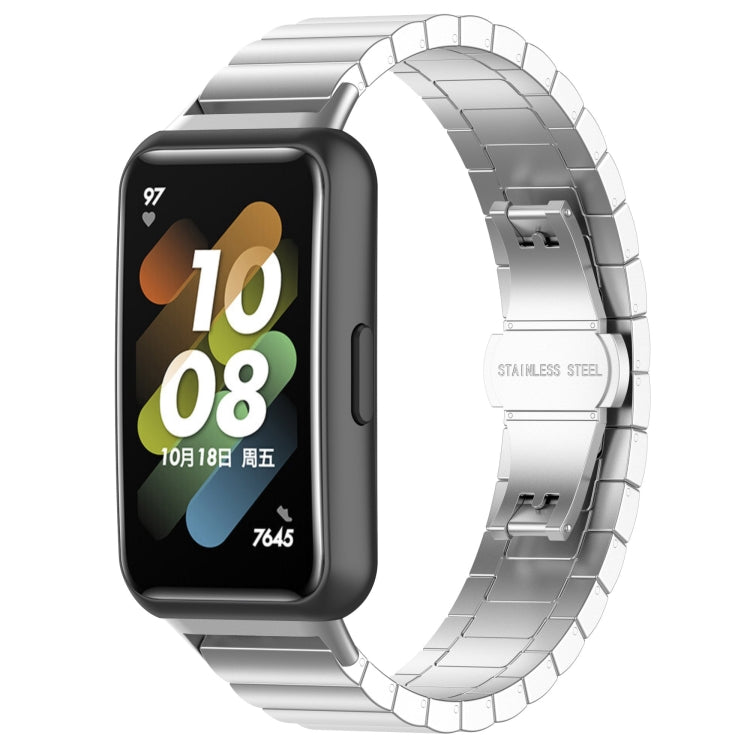 One-bead Stainless Steel Watch Band, For Huawei Band 7