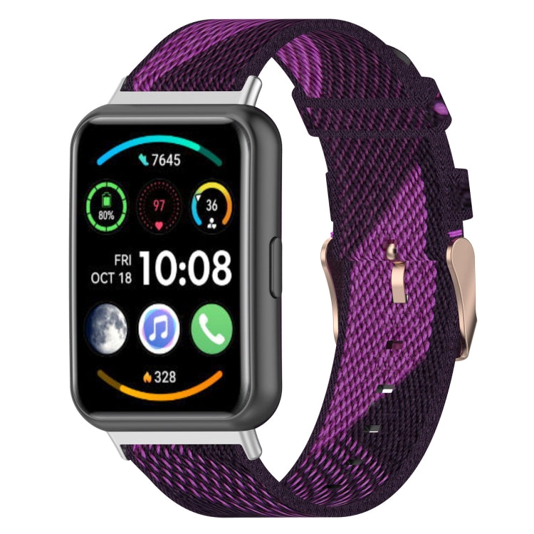 Nylon Woven Watch Band, For Huawei Watch Fit 2
