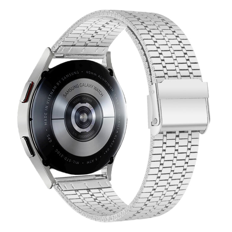 20mm Universal Seven-bead Stainless Steel Watch Band, 20mm