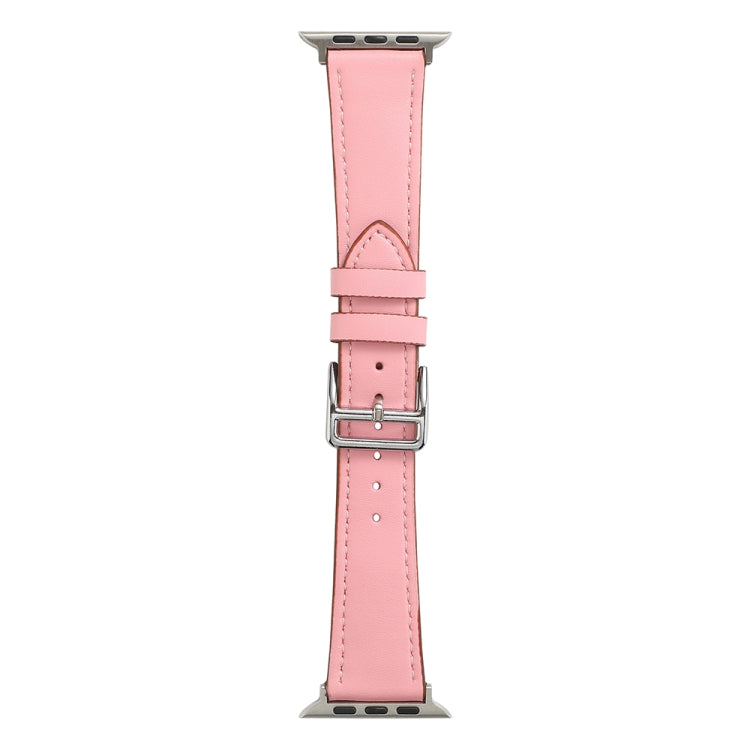 Single Lap Microfiber Leather Watch Band For Apple Watch Series, 7 45mm / 6&SE&5&4 44mm / 3&2&1 42mm, 7 41mm / 6&SE&5&4 40mm / 3&2&1 38mm