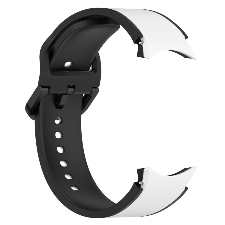 Two-color Silicone Watch Band, For Samsung Galaxy Watch4 Classic 46mm / Watch4 44mm, For Samsung Galaxy Watch4 Classic 42mm / Watch4 40mm, For Samsung Galaxy Watch5 Pro / Watch5