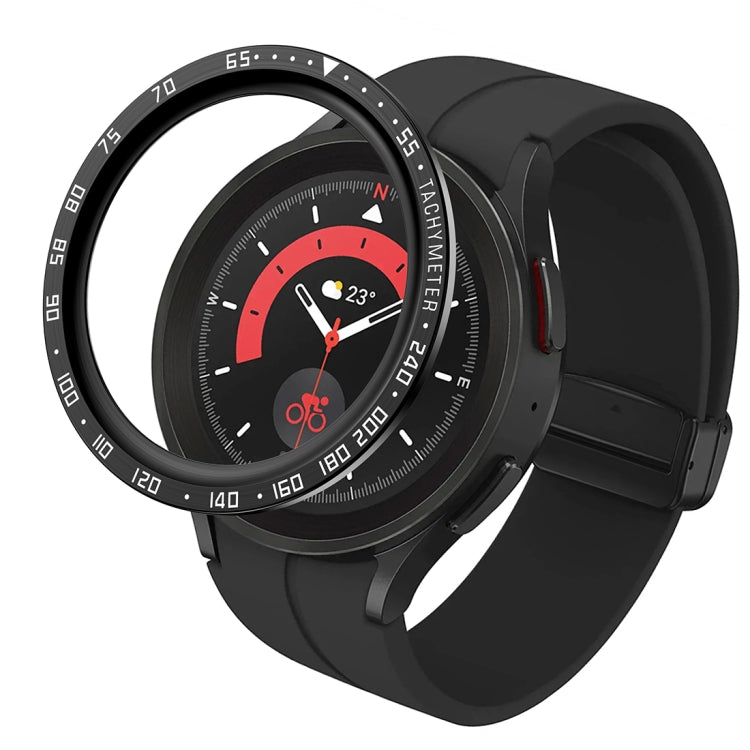 Dial Steel Protective Frame, For Samsung Galaxy Watch5 Pro 45mm A Style, For Samsung Galaxy Watch5 Pro 45mm E Style