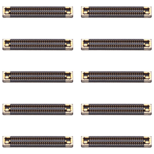 10pcs LCD Display FPC Connector On Motherboard, For Samsung Galaxy S21+ 5G SM-G996B, For Samsung Galaxy S21 Ultra 5G SM-G998