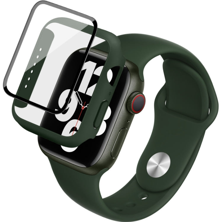 imak Silicone Watch Band PC Frame with Tempered Glass Film, For Apple Watch SE 2022 40mm