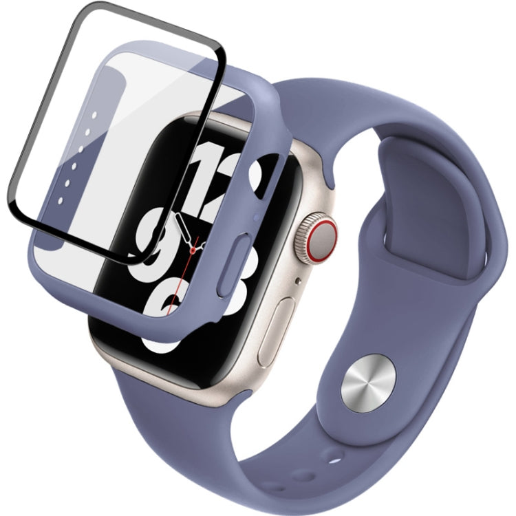 imak Silicone Watch Band PC Frame with Tempered Glass Film, For Apple Watch SE 2022 40mm