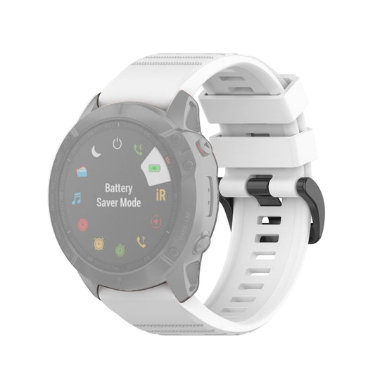 For Garmin Fenix 6X 26mm Quick Release Official Texture Wrist Strap Watchband, with Plastic Button
