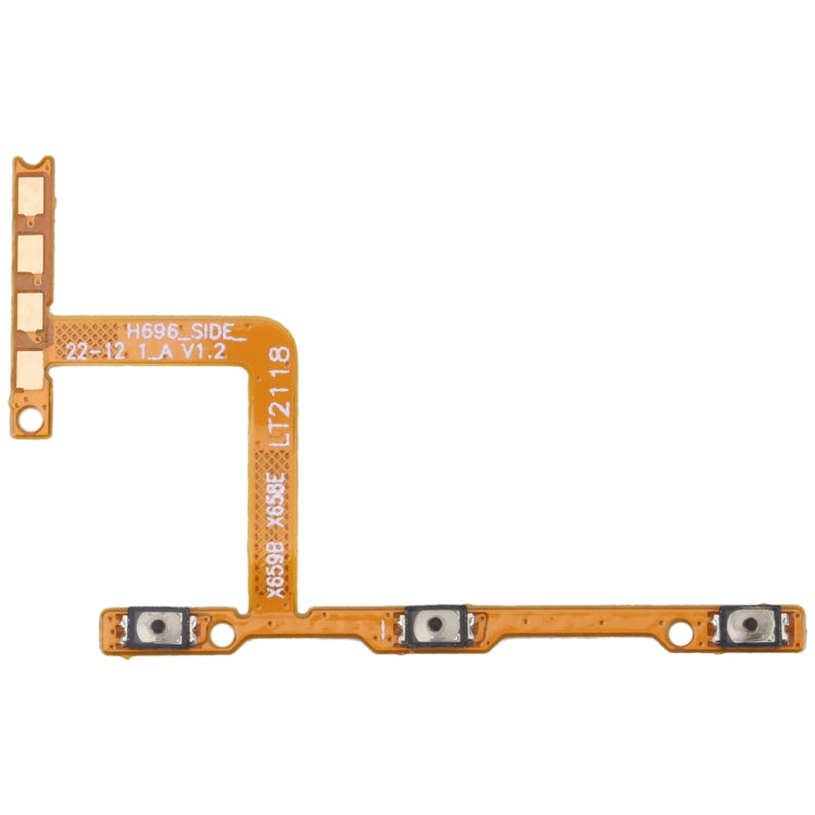 For Infinix Hot 10 Play/Smart 5 India OEM Power Button & Volume Button Flex Cable, For Tecno Spark 8C / Spark Go 2022, For Tecno Pova Neo LE6, For Tecno Camon 18i CG6, For Infinix Hot 11 Play, For Infinix Note 10 X693, For Tecno Spark Go 2020 / Spark 6...