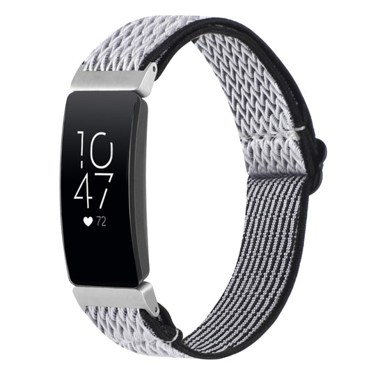 Buckle Wave Braided Nylon Watch Band, For Fitbit Inspire 2, For Fitbit Inspire, For Fitbit Charge 5