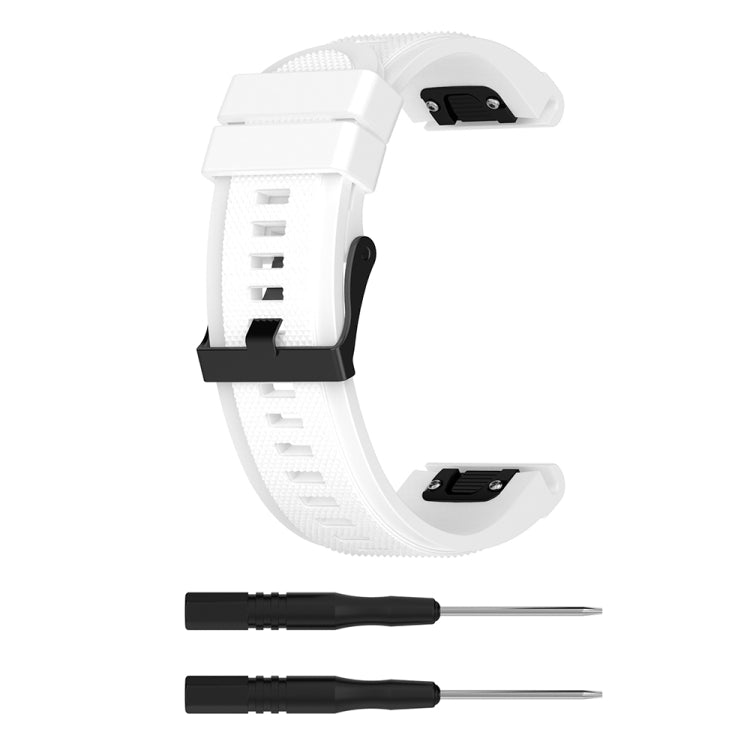 For Garmin Fenix 5X (26mm) Fenix3 / Fenix3 HR Silicone Replacement Wrist Strap Watchband