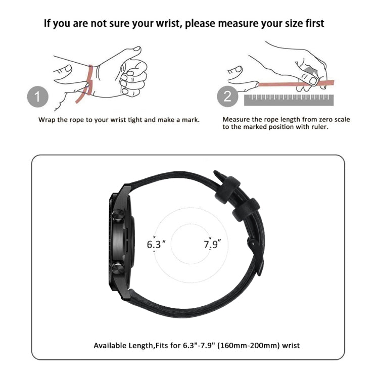 Oil Wax Genuine Leather Watch Band, For Amazfit GTR 47mm / Pace / Stratos, For Amazfit 2 Stratos, For Ticwatch Pro / E2 / S2, For Pebble Gen 1, For Pebble Time