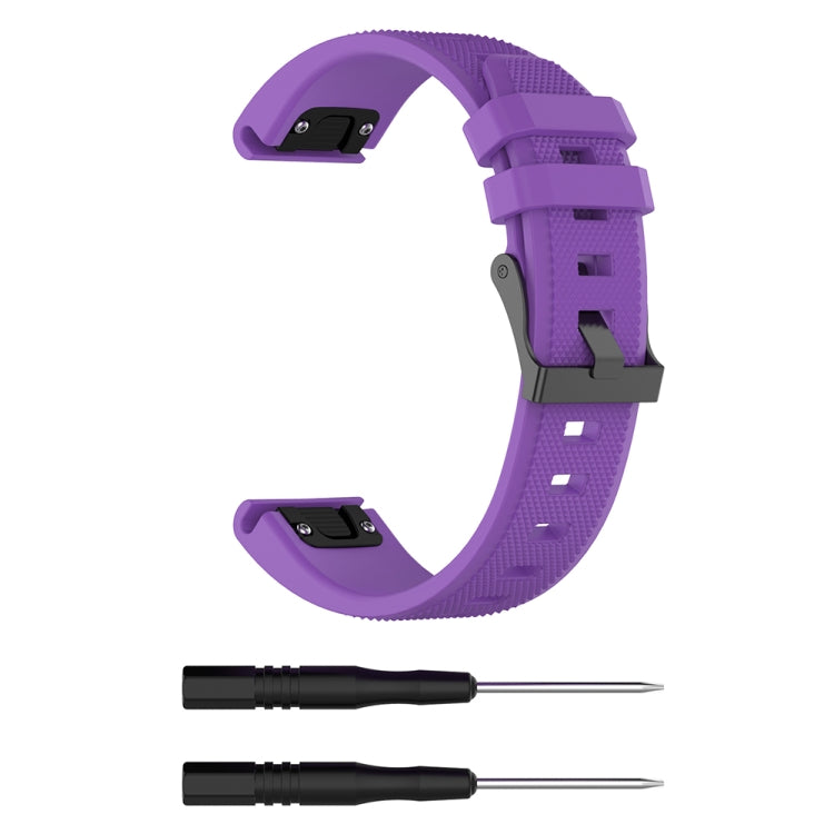 For Garmin Fenix5 (22mm) Silicone Replacement Wrist Strap Watchband