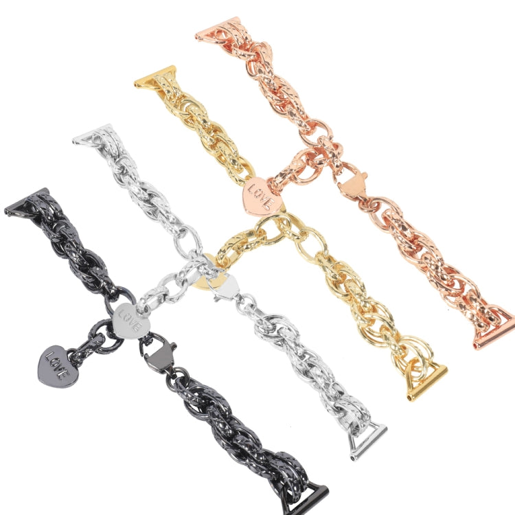 Universal Metal Chain Watch Band, 20mm
