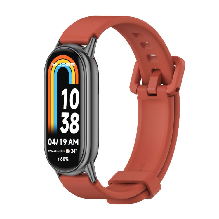 Mijobs Silicone Breathable Watch Band, For Xiaomi Smart Band 10 / 9 / 8