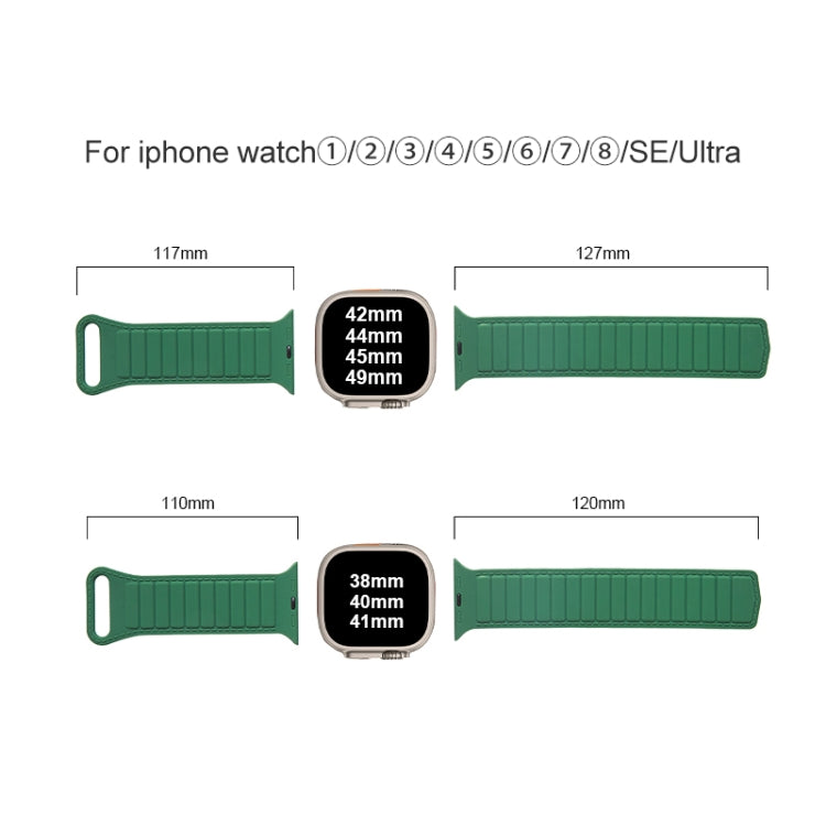 Loop Magnetic Silicone Watch Band, For Apple Watch Series 10 46mm, For Apple Watch Series 10 42mm, For Apple Watch SE 2023 44mm