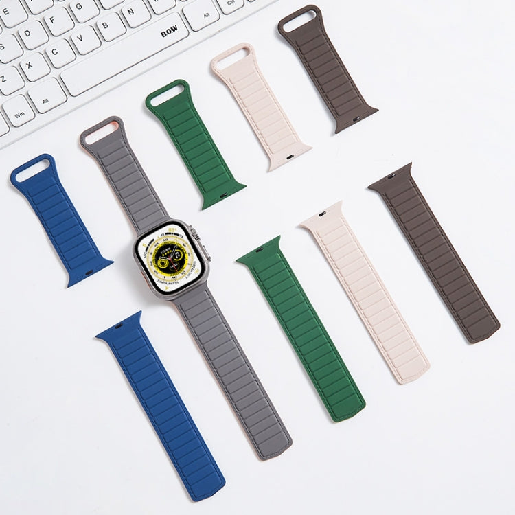 Loop Magnetic Silicone Watch Band, For Apple Watch SE 44mm, For Apple Watch 6 40mm, For Apple Watch 6 44mm