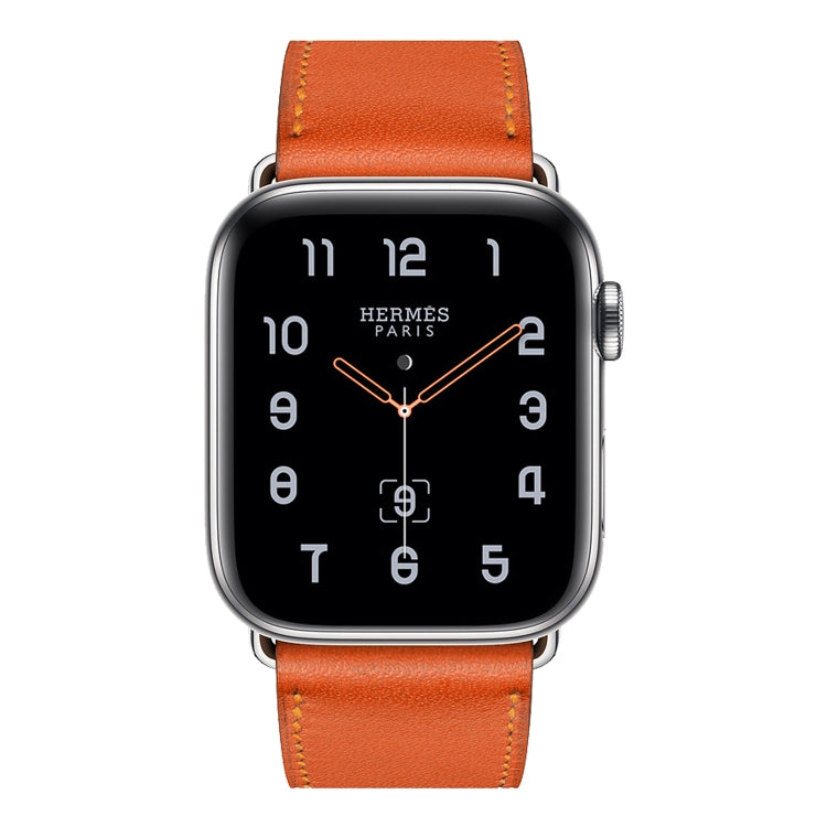 Replacement Leather Strap Watchband, For Apple Watch Series 7 41mm / 6 & SE & 5 & 4 40mm / 3 & 2 & 1 38mm, For Apple Watch Series 7 45mm / 6 & SE & 5 & 4 44mm / 3 & 2 & 1 42mm