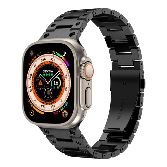 Double Rows Metal Watch Band, For Apple Watch 6 40mm, For Apple Watch 6 44mm, For Apple Watch 5 44mm, For Apple Watch 5 40mm, For Apple Watch 4 44mm, For Apple Watch 4 40mm, For Apple Watch 3 38mm, For Apple Watch 3 42mm, For Apple Watch 2 42mm