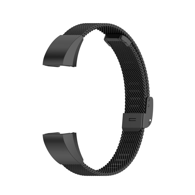 For Fitbit Alta / Alta HR / ACE Watch Button Mesh Metal Replacement Strap Watchband, S, L