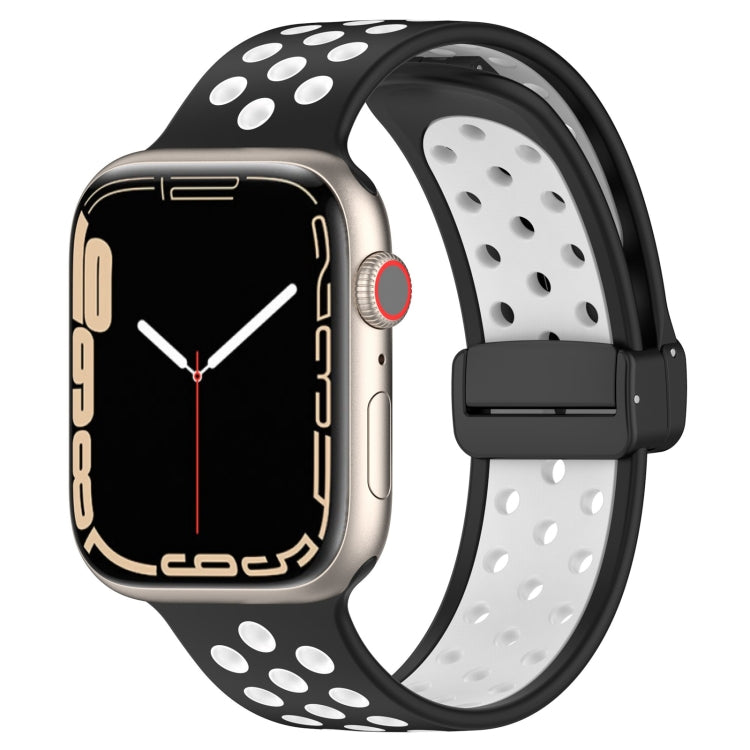 Magnetic Buckle Silicone Watch Band, For Apple Watch SE 2023 40mm, For Apple Watch Ultra 2 49mm, For Apple Watch 8 45mm
