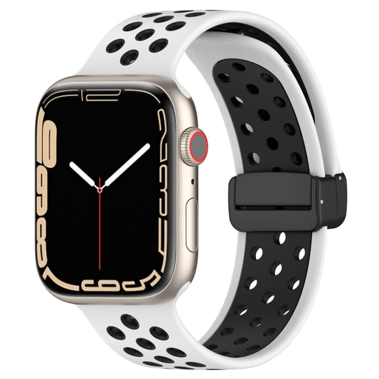 Magnetic Buckle Silicone Watch Band, For Apple Watch 6 44mm, For Apple Watch 5 44mm, For Apple Watch 5 40mm