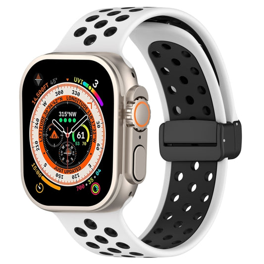 Magnetic Buckle Silicone Watch Band, For Apple Watch SE 2023 40mm, For Apple Watch Ultra 2 49mm, For Apple Watch 8 45mm