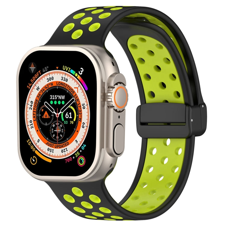 Magnetic Buckle Silicone Watch Band, For Apple Watch SE 2023 40mm, For Apple Watch Ultra 2 49mm, For Apple Watch 8 45mm