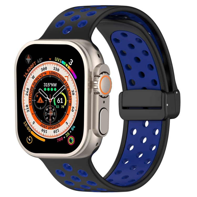 Magnetic Buckle Silicone Watch Band, For Apple Watch SE 2022 40mm, For Apple Watch Series 9 45mm, For Apple Watch Series 9 41mm