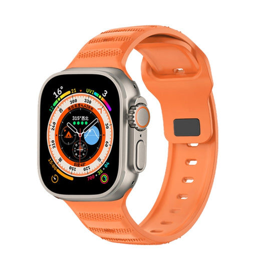Dot Texture Fluororubber Watch Band, For Apple Watch Ultra 49mm, For Apple Watch SE 2023 44mm, For Apple Watch SE 2023 40mm, For Apple Watch 8 41mm, For Apple Watch Ultra 2 49mm, For Apple Watch 8 45mm, For Apple Watch SE 2022 40mm, For Apple Watch 9 45mm