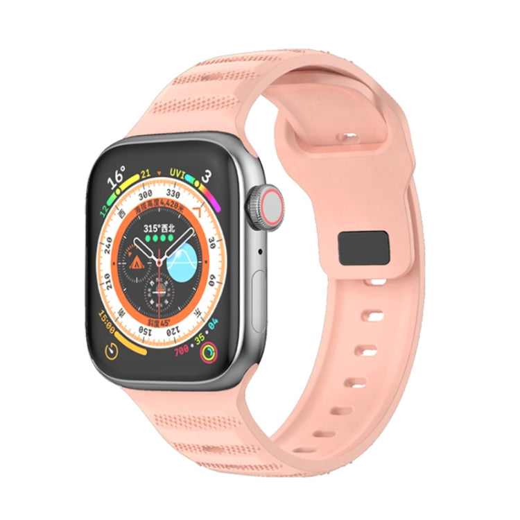 Dot Texture Fluororubber Watch Band, For Apple Watch 42mm, For Apple Watch 38mm
