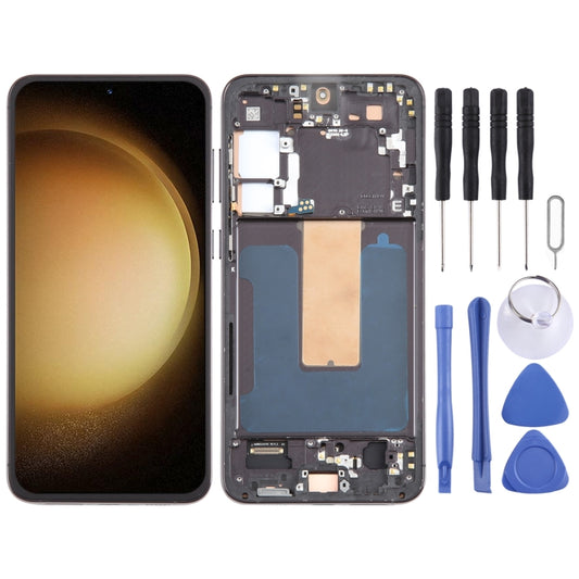 6.78 inch EU Version OLED LCD Screen Digitizer Full Assembly with Frame(Black), For Samsung Galaxy S23+ 5G SM-S916B, For Samsung Galaxy S22 Ultra 5G SM-S908B (EU Version), For Samsung Galaxy S21+ 5G SM-G996B, For Samsung Galaxy S20+ 4G/5G SM-G985/986