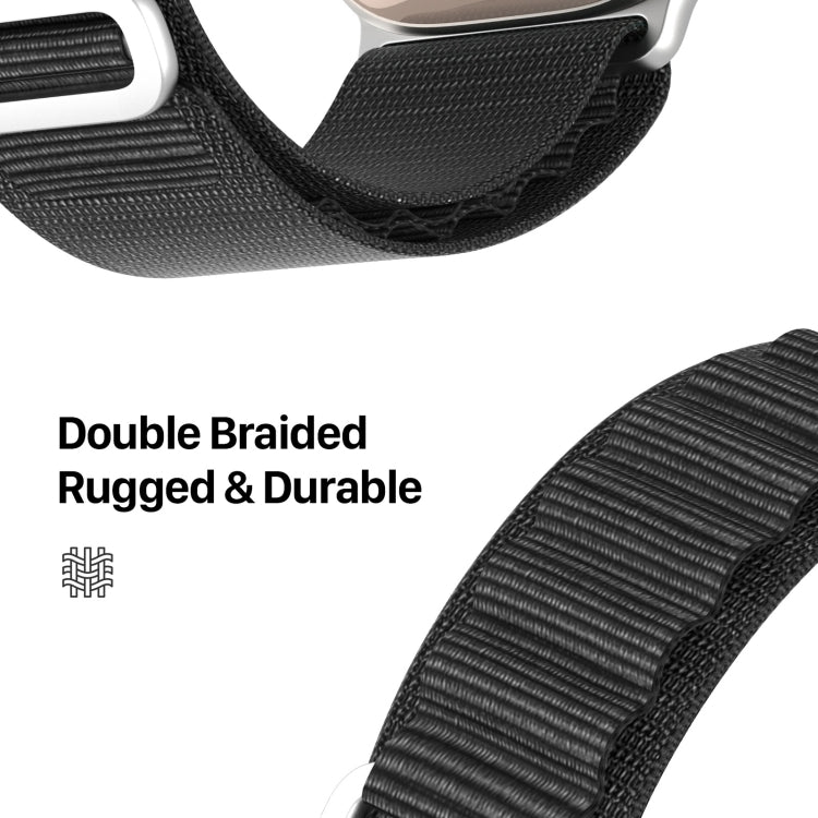 DUX DUCIS GS Series Nylon Loop Watch Band, For Apple Watch Ultra 49mm, For Apple Watch SE 2023 44mm, For Apple Watch SE 2023 40mm, For Apple Watch Ultra 2 49mm, For Apple Watch Series 9 45mm, For Apple Watch SE 2022 40mm, For Apple Watch SE 2022 44mm  ...