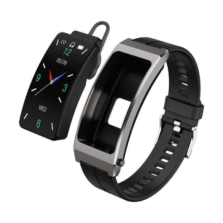 K13S 1.14 inch TFT Screen Silicone Strap Smart Calling Bracelet Supports Sleep Management/Blood Oxygen Monitoring, Silicone Strap
