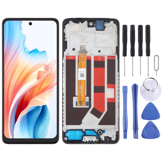 OEM LCD Screen Digitizer Full Assembly with Frame, For OPPO A79 5G, For OPPO A59 5G, For OPPO A2 5G, For OPPO A18 4G, For OPPO A38 4G, For OPPO A58 4G, For OPPO K11X, For OPPO F23 5G, For OPPO A1 5G 2023, For OPPO A1x, For OPPO A56s, For OPPO A58x 5G