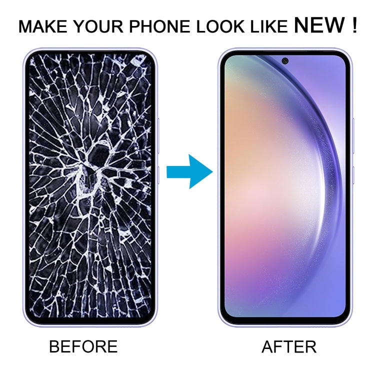 Incell LCD Screen Digitizer Full Assembly with Frame (Not Supporting Fingerprint Identification), For Samsung Galaxy A54