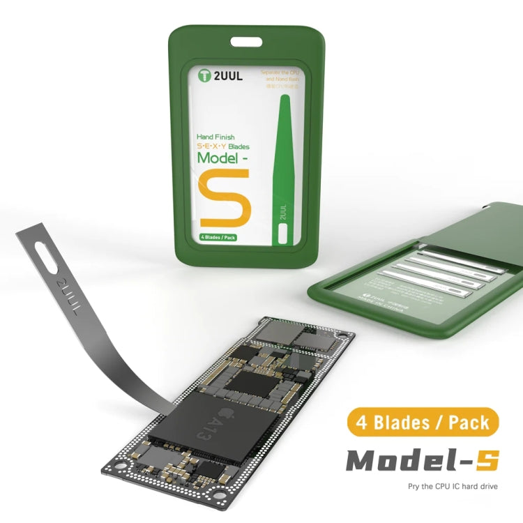 2UUL Hand Finish Blades For Phone Screen Debonding / Removal IC, S, E, X, Y
