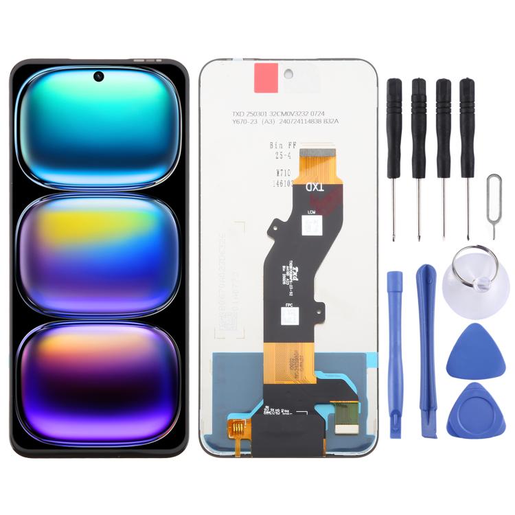 OEM LCD Screen with Digitizer Full Assembly, For Infinix GT 50 Pro X6891, For Infinix Hot 70 X6895B, For Infinix Note Edge X6887, For Infinix Smart 20 X6840 X6840B, For Infinix Note 60 Pro X6878, For Infinix Note 60 X6879, For Infinix Hot 60i 5G X6730 ...