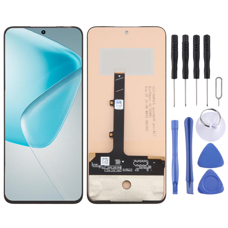 OEM LCD Screen with Digitizer Full Assembly, For Infinix GT 50 Pro X6891, For Infinix Hot 70 X6895B, For Infinix Note Edge X6887, For Infinix Smart 20 X6840 X6840B, For Infinix Note 60 Pro X6878, For Infinix Note 60 X6879, For Infinix Hot 60i 5G X6730 ...