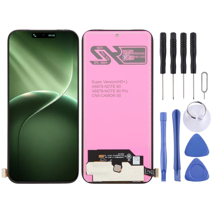 OEM LCD Screen with Digitizer Full Assembly, For Tecno Camon 50 Pro 5G CN7c, For Tecno Pova Curve 2 5G LK7K, For Tecno Camon 50 Ultra CN7c, For Tecno Camon 50 Pro 4G CN5c, For Tecno Camon 50 4G CN5, For Tecno Pop 10 Pro                                 ...
