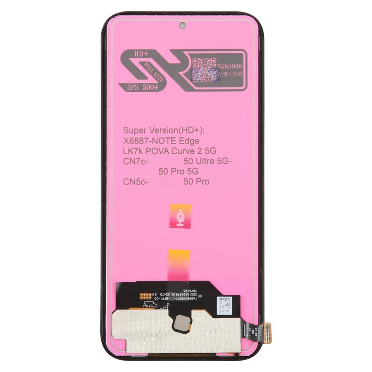 OEM LCD Screen with Digitizer Full Assembly, For Tecno Camon 50 Pro 5G CN7c, For Tecno Pova Curve 2 5G LK7K, For Tecno Camon 50 Ultra CN7c, For Tecno Camon 50 Pro 4G CN5c, For Tecno Camon 50 4G CN5, For Tecno Pop 10 Pro                                 ...