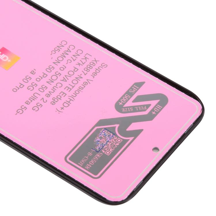 OEM LCD Screen with Digitizer Full Assembly, For Tecno Camon 50 Pro 5G CN7c, For Tecno Pova Curve 2 5G LK7K, For Tecno Camon 50 Ultra CN7c, For Tecno Camon 50 Pro 4G CN5c, For Tecno Camon 50 4G CN5, For Tecno Pop 10 Pro                                 ...