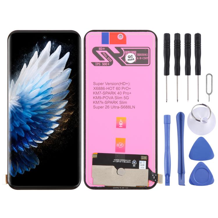 OEM LCD Screen with Digitizer Full Assembly, For Tecno Camon 50 Pro 5G CN7c, For Tecno Pova Curve 2 5G LK7K, For Tecno Camon 50 Ultra CN7c, For Tecno Camon 50 Pro 4G CN5c, For Tecno Camon 50 4G CN5, For Tecno Pop 10 Pro                                 ...