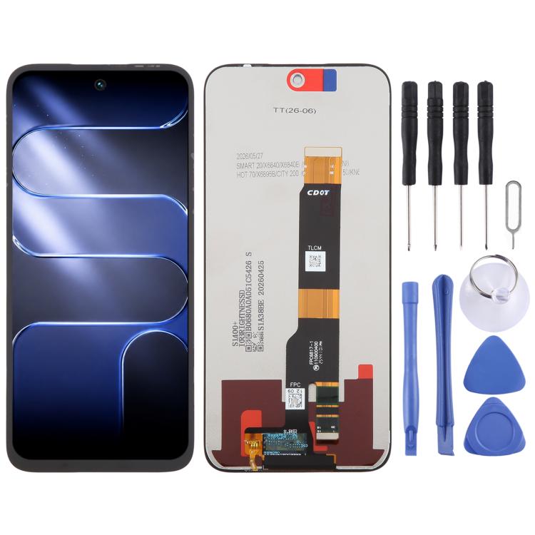 OEM LCD Screen with Digitizer Full Assembly, For Tecno Pop X 5G, For Tecno Pova 8 5G LK6, For Tecno Camon 50 Pro 5G CN7c, For Tecno Pova 7 4G LJ6/Pova 7 Neo 4G, For Tecno Spark 50 5G KN8, For Tecno Pova Curve 2 5G LK7K, For Tecno Pop 20 4G             ...