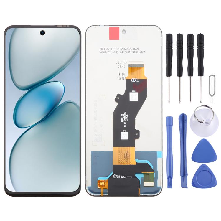 OEM LCD Screen with Digitizer Full Assembly, For Tecno Pop X 5G, For Tecno Pova 8 5G LK6, For Tecno Camon 50 Pro 5G CN7c, For Tecno Pova 7 4G LJ6/Pova 7 Neo 4G, For Tecno Spark 50 5G KN8, For Tecno Pova Curve 2 5G LK7K, For Tecno Pop 20 4G             ...