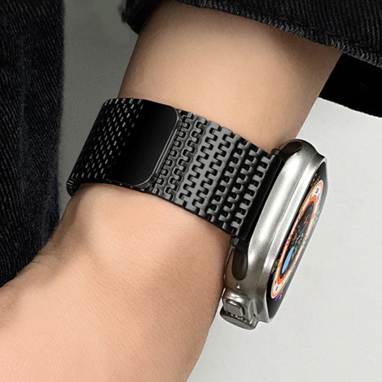 Milanese Loop Magnetic Clasp Stainless Steel Watch Band, For Apple Watch SE 2023 44mm, For Apple Watch SE 2023 40mm, For Apple Watch Ultra 2 49mm, For Apple Watch Series 9 45mm, For Apple Watch Series 9 41mm, For Apple Watch Ultra 49mm                 ...