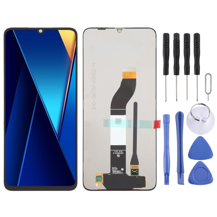 Original IPS Material LCD Screen with Digitizer Full Assembly, For Xiaomi Poco C61, For Xiaomi Poco M6 5G, For Xiaomi Poco C65, For Xiaomi Poco M6 Pro 5G