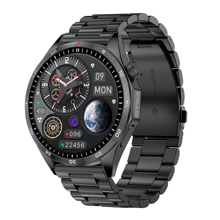 GTS4/LT09 1.5 inch IP67 Fitness Wellness Smart Watch Support Bluetooth Call / Sleep / Blood Oxygen / Heart Rate Health Monitor, Silicone Strap, Steel Strap