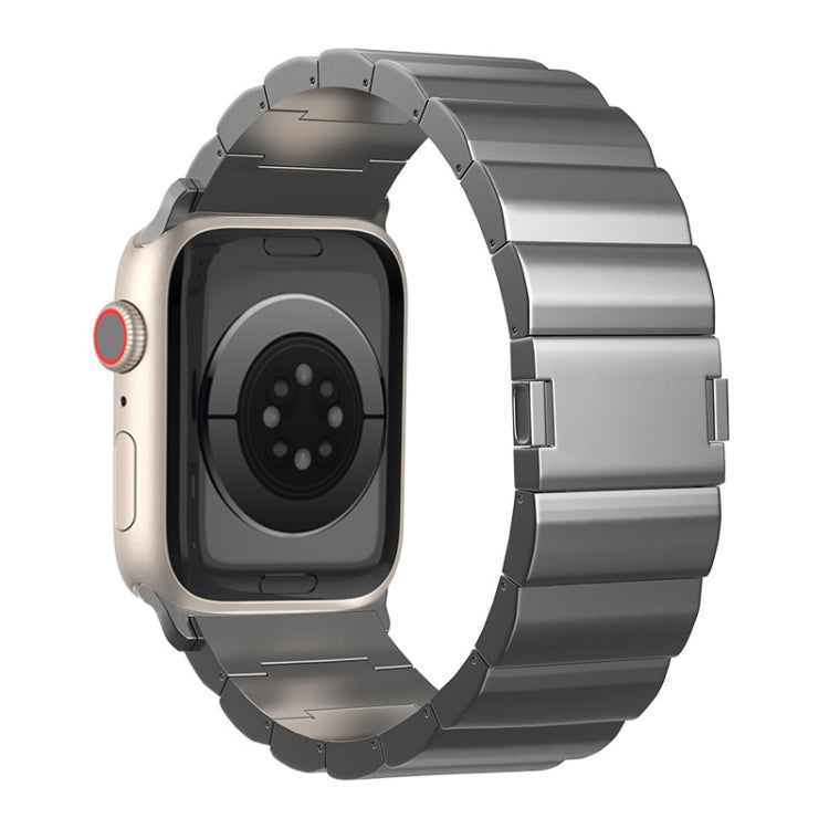 One-Bead Magnetic Buckle Titanium Metal Watch Band, For Apple Watch Series 7 41mm, For Apple Watch Series 7 45mm, For Apple Watch SE 40mm, For Apple Watch SE 44mm, For Apple Watch Series 6 40mm, For Apple Watch Series 6 44mm, For Apple Watch Series 5 4...