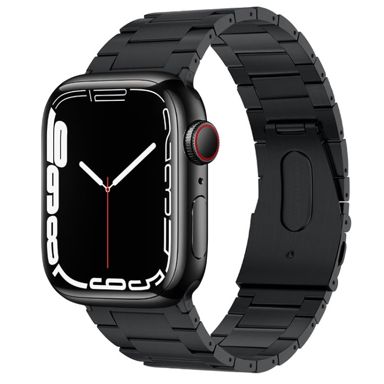 PG63 Three-Bead Protrusion Titanium Metal Watch Band, For Apple Watch Series 10 46mm, For Apple Watch Series 10 42mm, For Apple Watch SE 2023 44mm, For Apple Watch SE 2023 40mm, For Apple Watch Ultra 2 49mm, For Apple Watch Series 9 45mm               ...